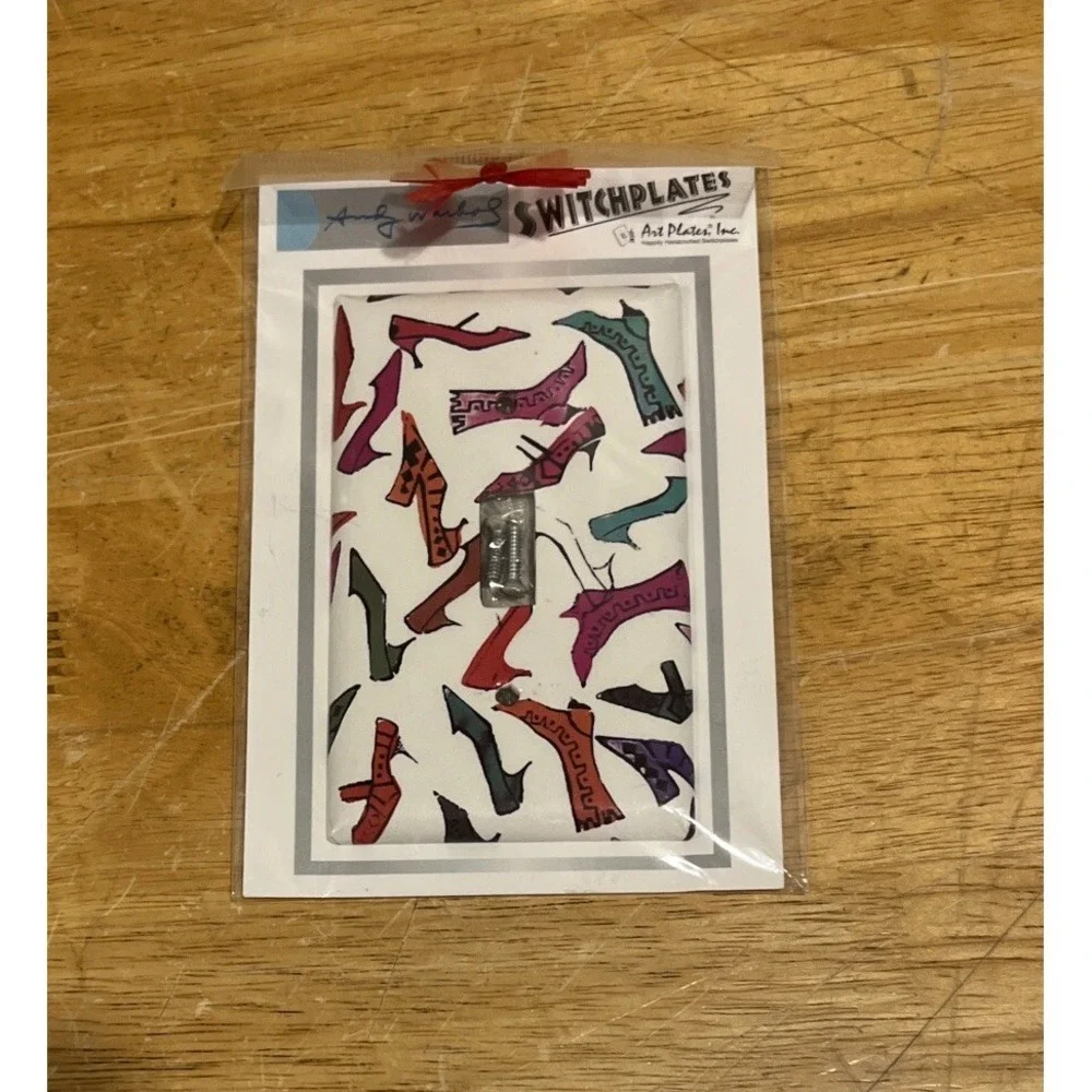 Andy Warhol Collection Shows Boots Switch Plate Art‎ Plates, Inc Cover New